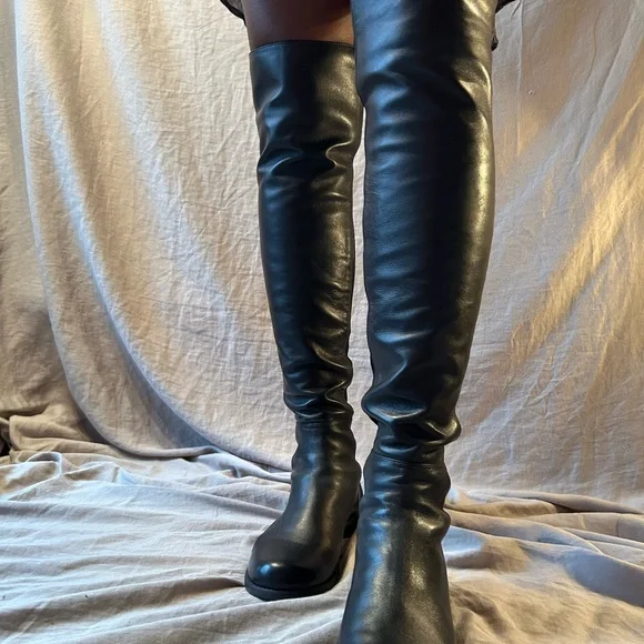 Stuart Weitzman sz 9 Iconic 5050 Classic sexy elegant strong must-have boots NIB - Picture 7 of 15